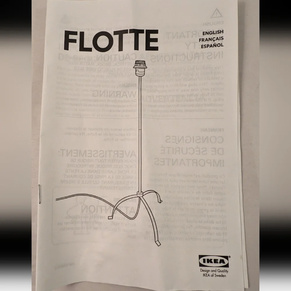 Ikea FLOTTE Floor Lamp